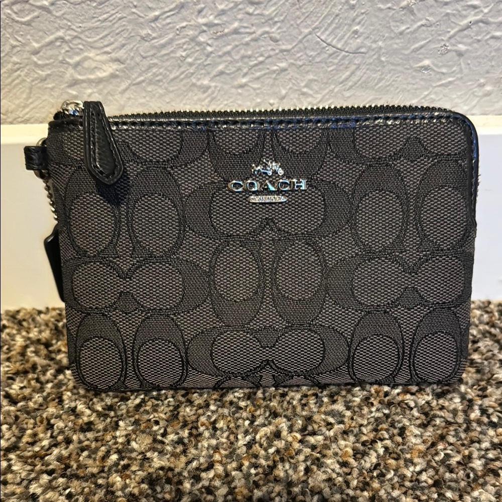 Coach Black Wristlet